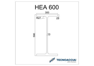 Immagine di S275JR HEA 600