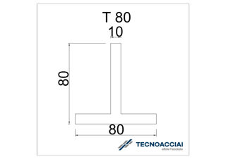 Immagine di S275JR LAMINATO T 80X10 SPIGOLO VIVO