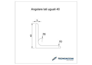 Immagine di S275JR LAMINATO ANGOLARE 40X40X3