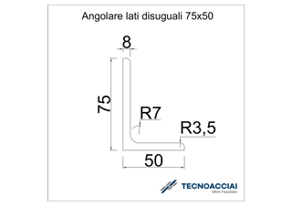 Immagine di S275JR LAMINATO ELLE 75X50X8