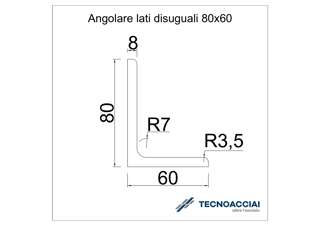 Immagine di S275JR LAMINATO ELLE 80X60X8