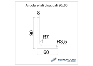 Immagine di S275JR LAMINATO ELLE 90X60X8