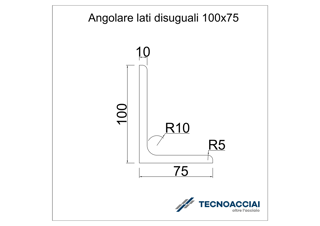 Immagine di S275JR LAMINATO ELLE 100X75X10
