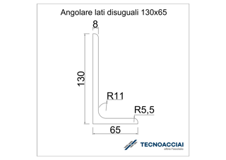 Immagine di S275JR LAMINATO ELLE 130X65X8