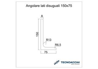Immagine di S275JR LAMINATO ELLE 150X75X8