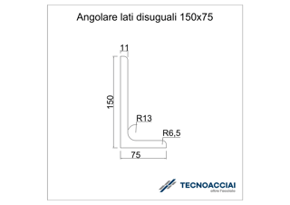 Immagine di S275JR LAMINATO ELLE 150X75X11