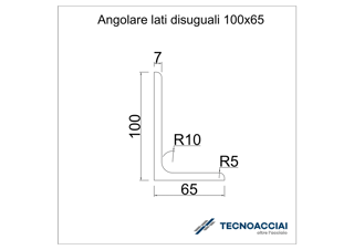Immagine di S275JR LAMINATO ELLE 100X65X7