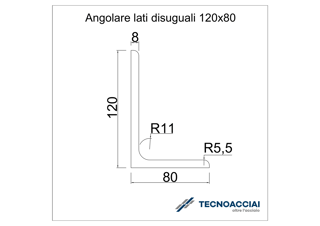 Immagine di S275JR LAMINATO ELLE 120X80X8