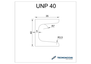Immagine di S275JR UNP 40X35
