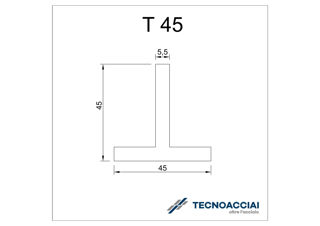 Immagine di S275JR LAMINATO T 45X5,5