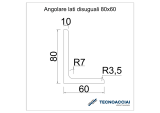 Immagine di S275JR LAMINATO ELLE 80X60X10