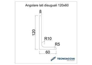 Immagine di S275JR LAMINATO ELLE 120X60X8