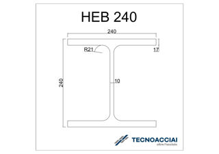Immagine di S275JR HEB 240 L12m