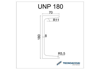 Immagine di S275JR UNP 180 L12m