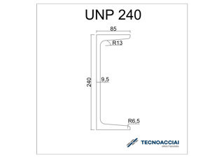 Immagine di S275JR UNP 240 L12m