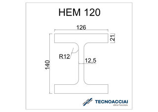 Immagine di S275JR HEM 120 L12m