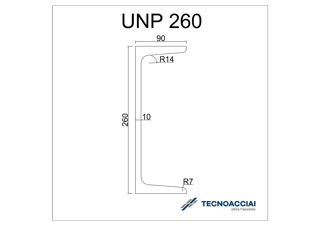 Immagine di S275JR UNP 260 L12m