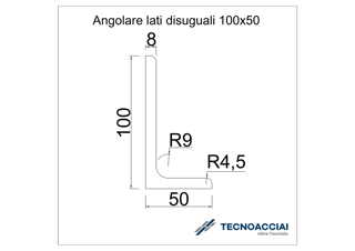 Immagine di S275JR LAMINATO ELLE 100X50X8