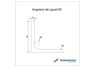 Immagine di S275JR LAMINATO ANGOLARE 60X60X10